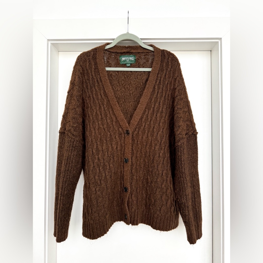American Eagle Cable Knit Cardigan